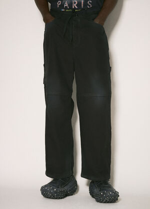 Balenciaga Cropped Skater Pants Black bal0157003