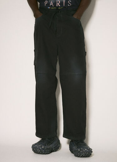 Balenciaga Cropped Skater Pants Black bal0157017