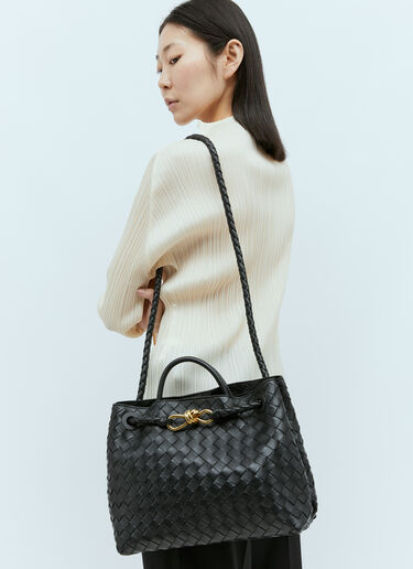 Bottega Veneta 中号 Andiamo 手提包 黑色 bov0255096