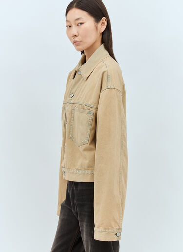 Acne Studios Washed Denim Jacket Beige acn0257019