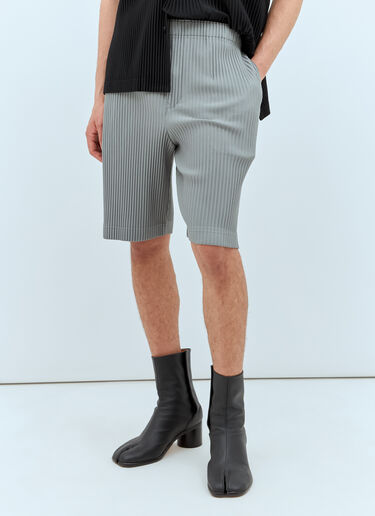 Homme Plissé Issey Miyake Pleated Shorts Grey hmp0157007