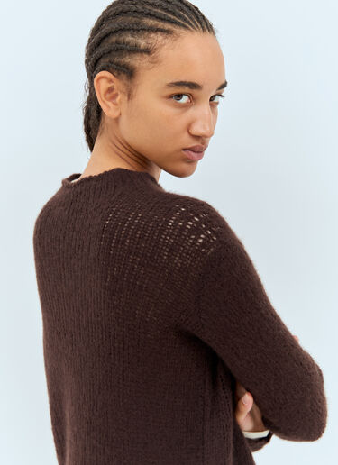 The Row Helios Sweater Brown row0258016