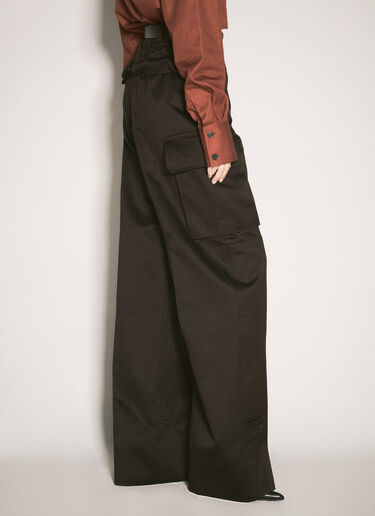 Saint Laurent Tailored Cargo Pants Brown sla0256009