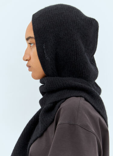 Ganni Soft Wool Balaclava Black gan0258063