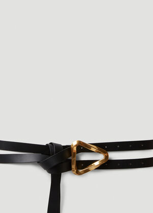 Jacquemus Grasp Double Strap Belt Brown jac0254090