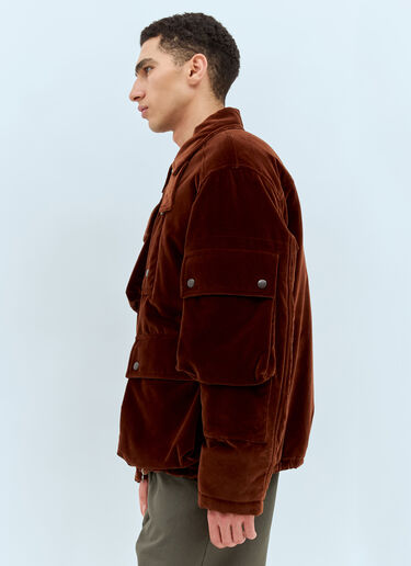 Dries Van Noten Vilburn Velvet Jacket Brown dvn0158005