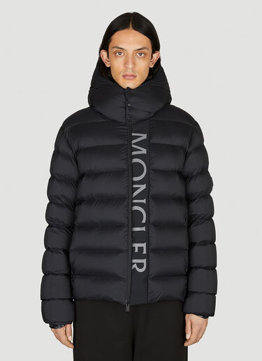 Moncler Genius - Gentle Monster Logo-Print Quilted Shell Down Hooded Jacket  - Black Moncler Genius