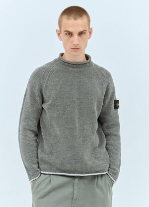 Gucci 로고 패치 스웨터  Grey guc0157023