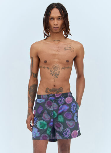 Patta Agathe Swim Shorts Black pat0156019