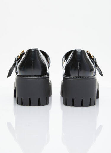 Gucci Horsebit Leather Loafers Black guc0255065
