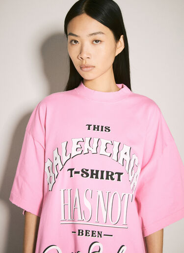 Balenciaga Not Been Done T-Shirt Pink bal0257025