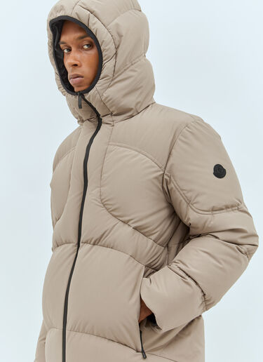 Moncler Peller Short Down Jacket Beige mon0158003