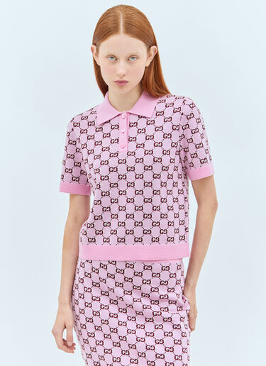 Gucci GG Polo 针织衫  粉色 guc0257031