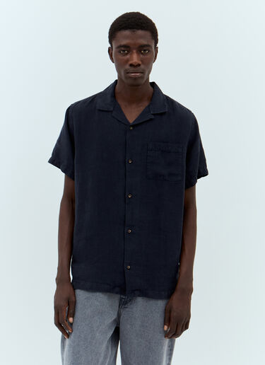 A.P.C. x JJJJound Linen Shirt Blue apc0157014