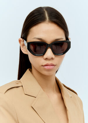 Saint Laurent Marcie Cat-Eye Sunglasses Brown sla0252110