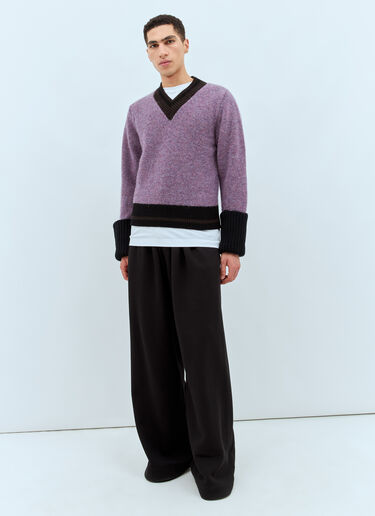 Dries Van Noten ムーンセーター パープル dvn0158023