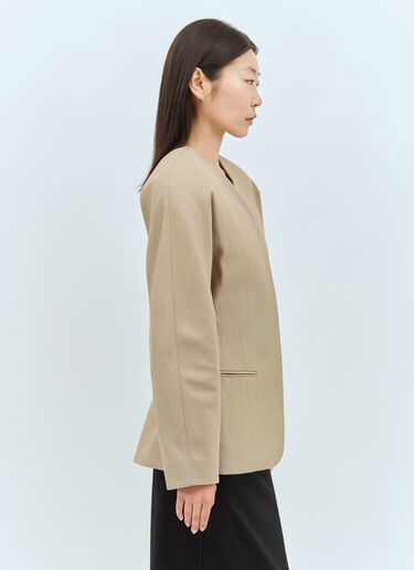 Jacquemus La Veste Ovalo Beige jac0258001