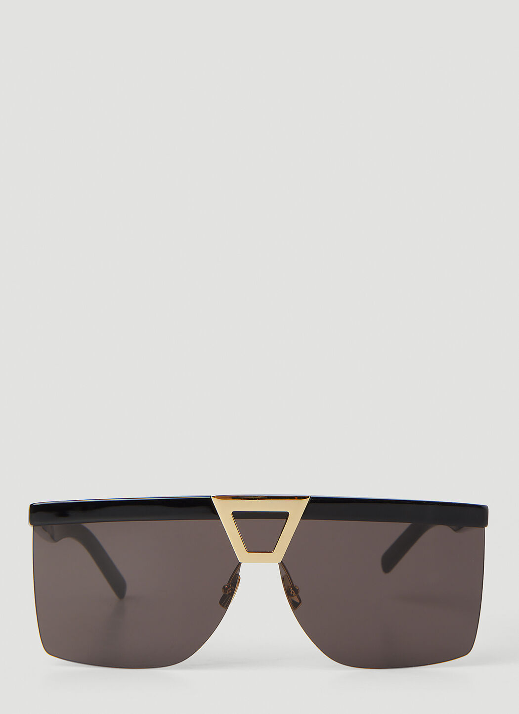 Saint Laurent SL-537-PALACE 002 Sunglasses Women's Ivory/Brown Gradient  99mm | EyeSpecs.com