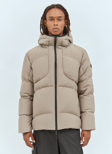 Moncler Peller Short Down Jacket Beige mon0158003