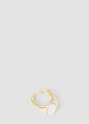 Charlotte CHESNAIS Chevaliere Initial Ring Gold ccn0254004