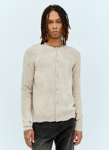 Acne Studios Wool-Blend Cardigan Beige acn0156039