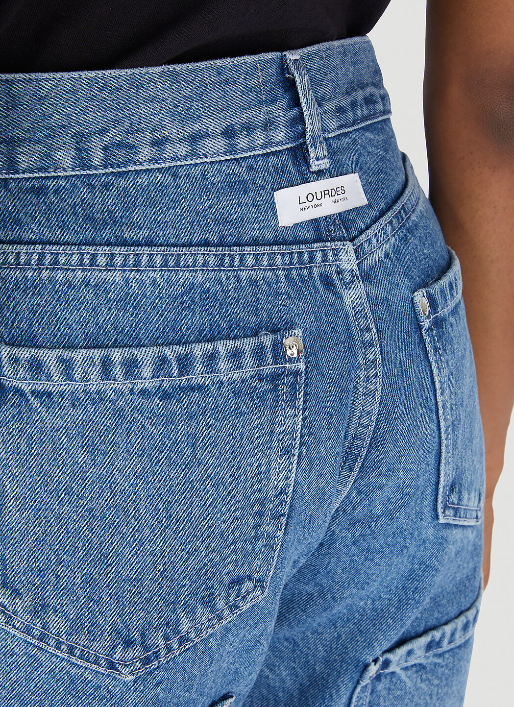 Lourdes Multi Pocket Jeans in Light Blue | LN-CC