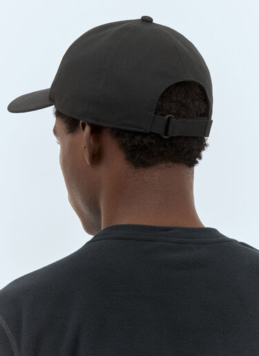 Moncler Grenoble Logo Embroidery Baseball Cap Black mog0157007