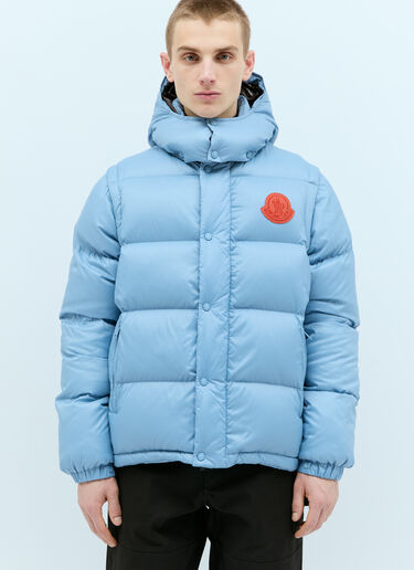 Moncler 사이클론 2-In-1 다운 재킷 블루 mon0157015