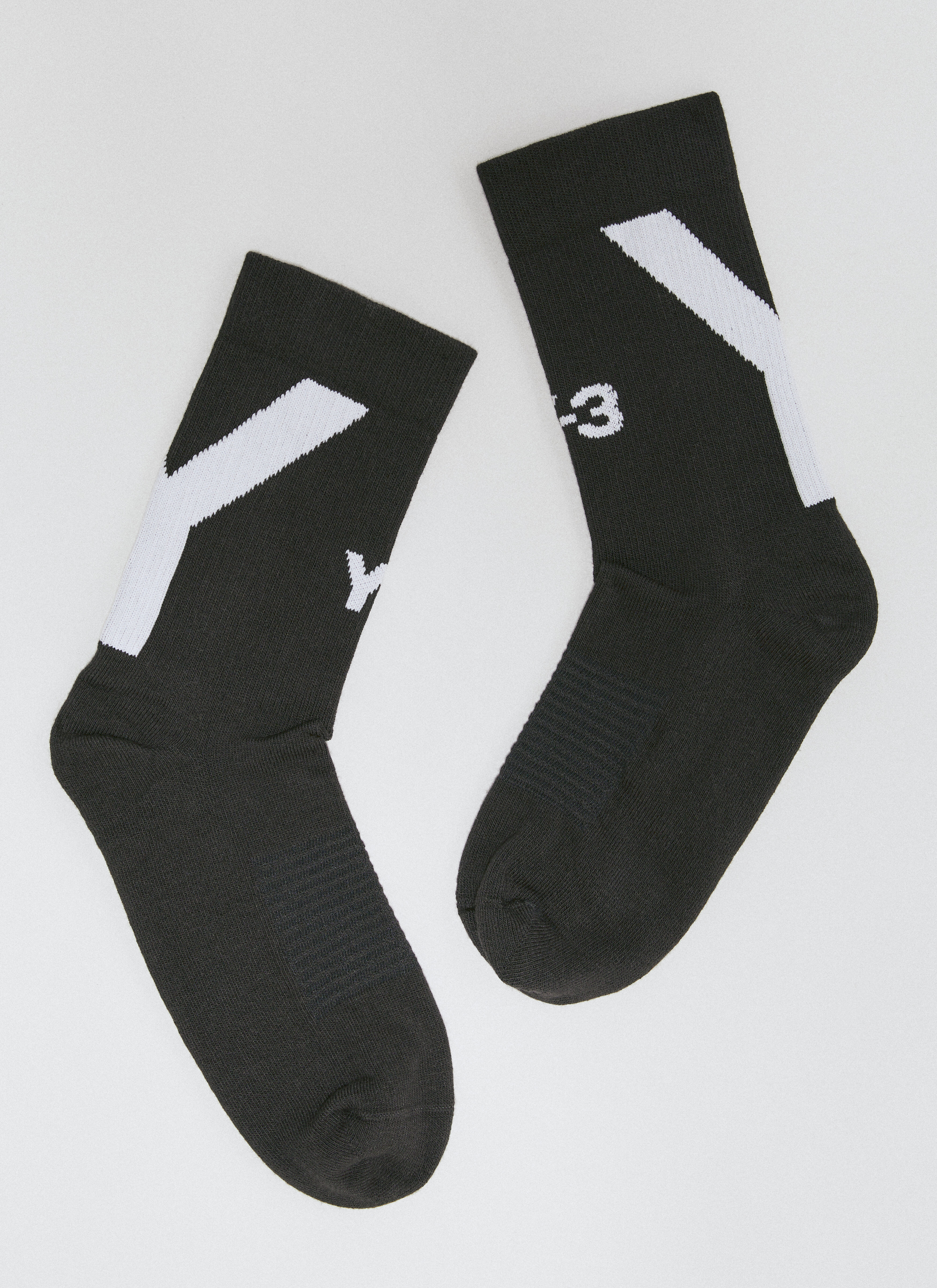 Chloé High-Top Logo Socks Black cls0255001