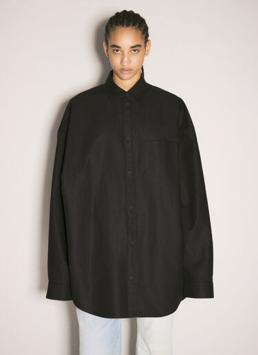 Balenciaga Outerwear Shirt Black bal0257003