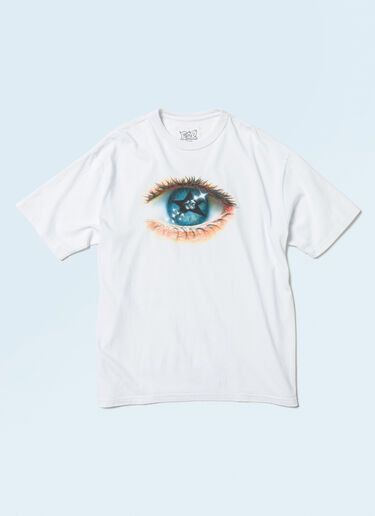 BEAMS BEAMS T x LN-CC T-Shirt With Artwork By Ryota Daimon White bms0158004