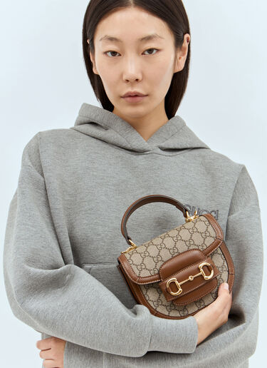 Gucci Horsebit 1955 ミニハンドバッグ ブラウン guc0257137