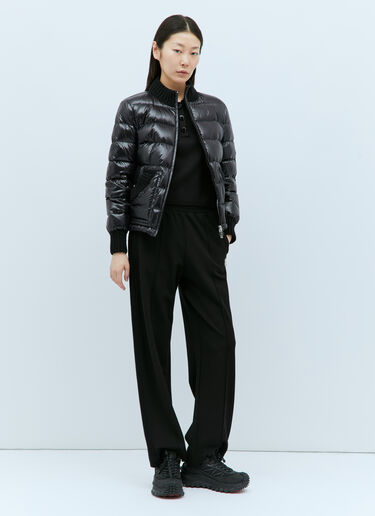 Moncler Logo Patch Track Pants Black mon0257048