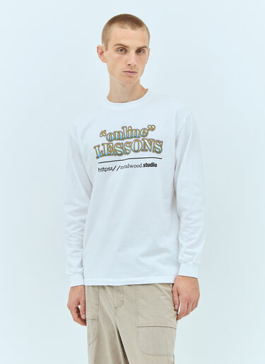 Metalwood Studio Online Lessons T-Shirt White met0156004