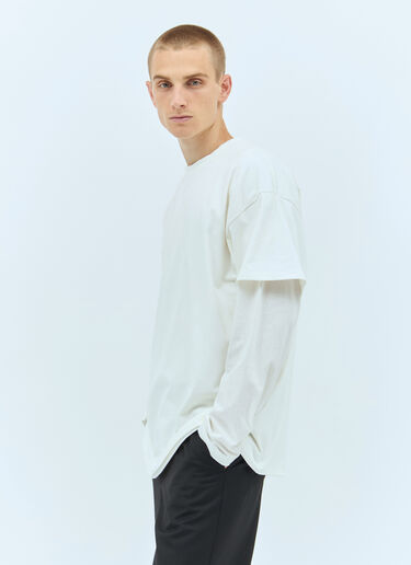 Jil Sander Layered T-Shirt Cream jil0157006