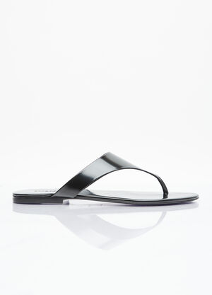 Saint Laurent Kouros Sandals Black sla0158013