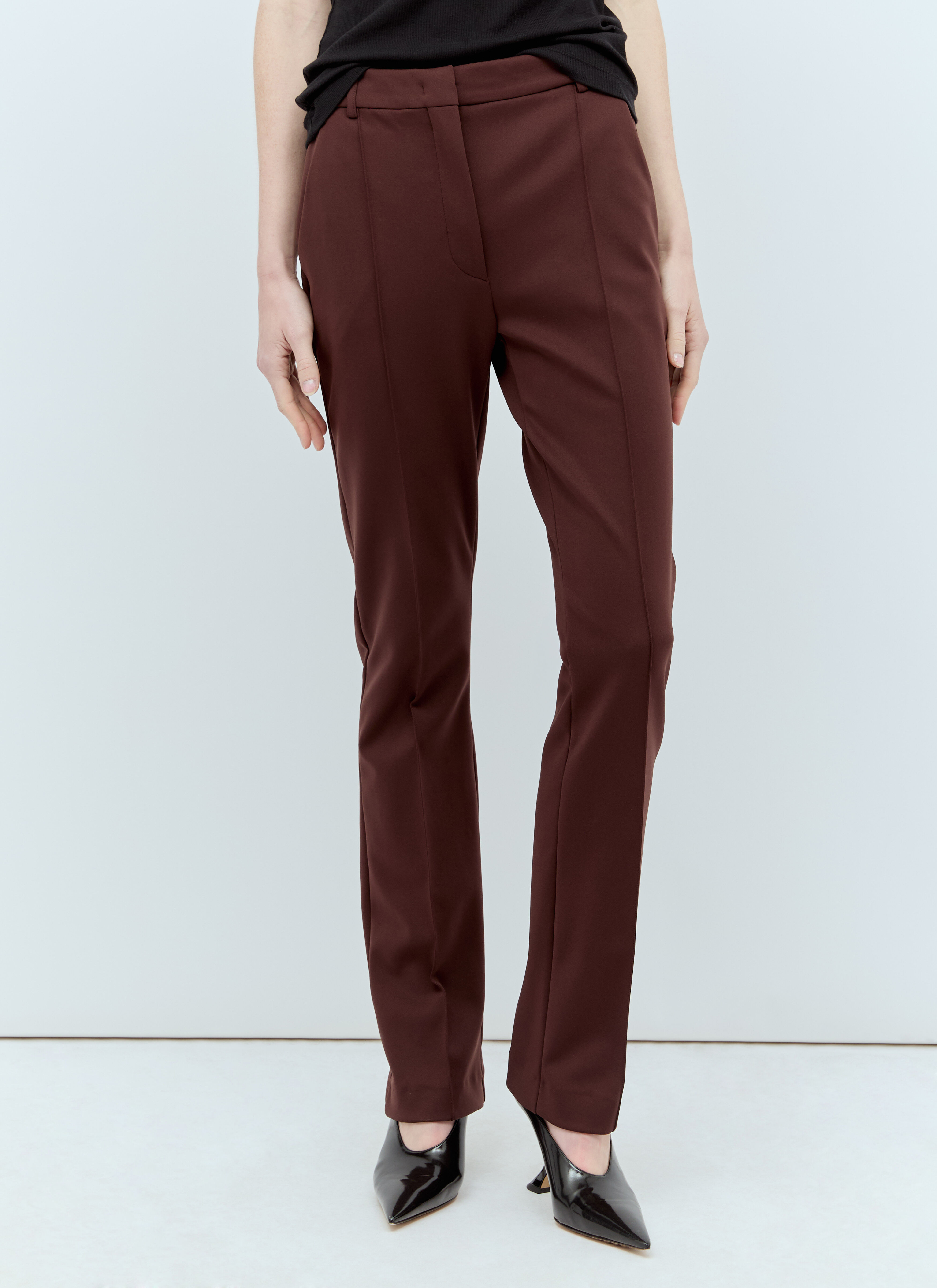 Max Mara Tailored Jersey Pants Orange max0256015