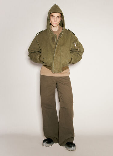 Entire Studios W2 Bomber Jacket Green ent0156004