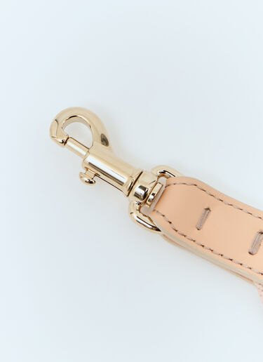 Chloé Logo Embroidery Canvas Strap Beige chl0257028