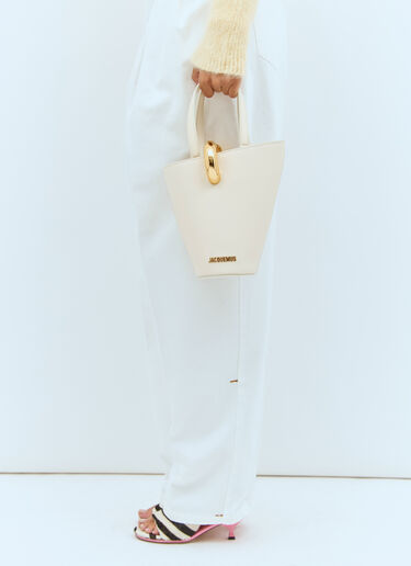 Jacquemus Le Petit Bambola Bucket Bag Cream jac0258045