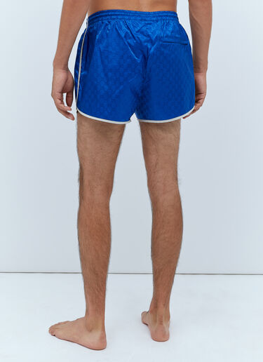 Gucci GG Jacquard Swim Shorts Blue guc0153009