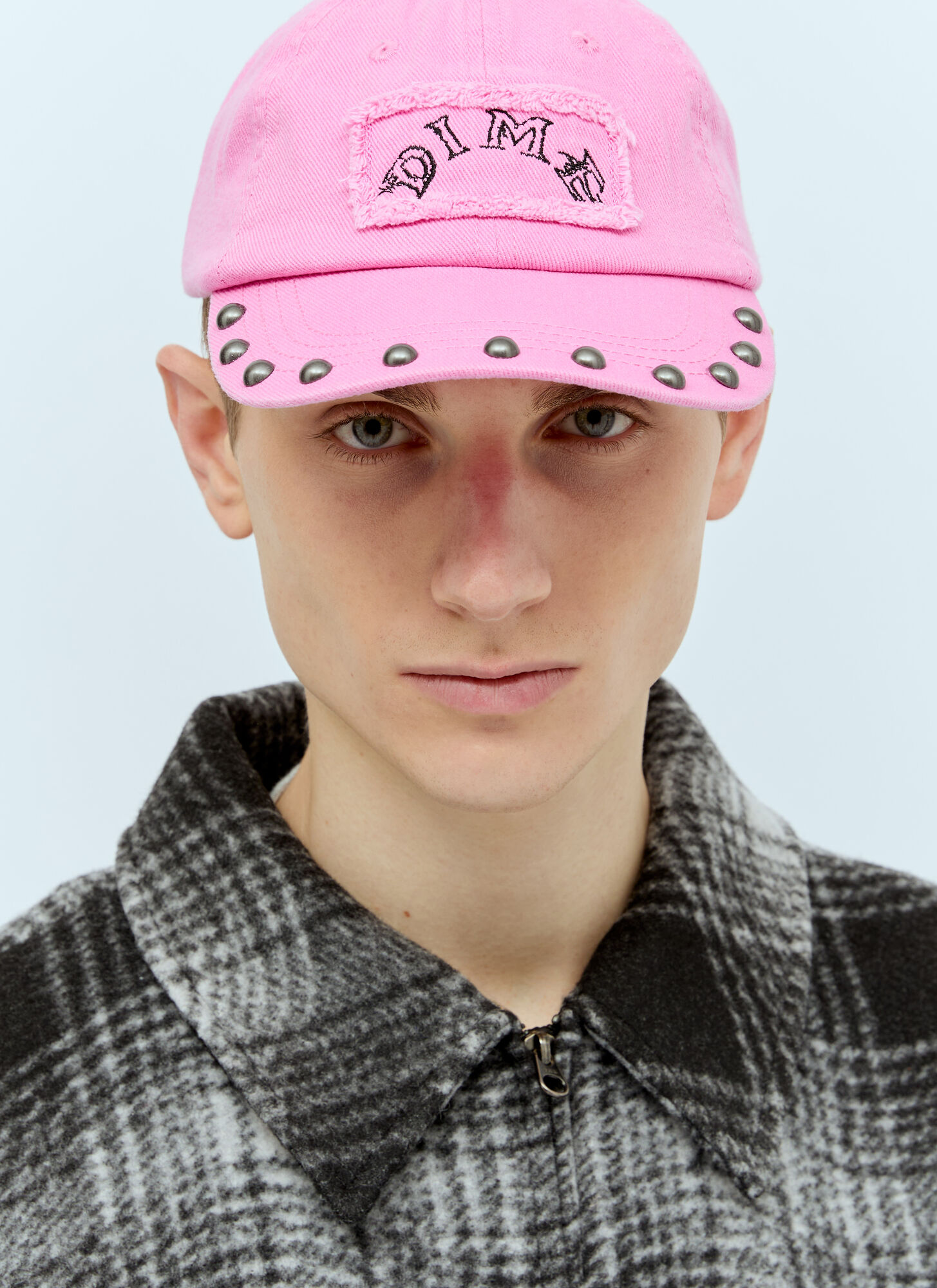 Shop Dime Studded Low Pro Baseball Cap In Pink
