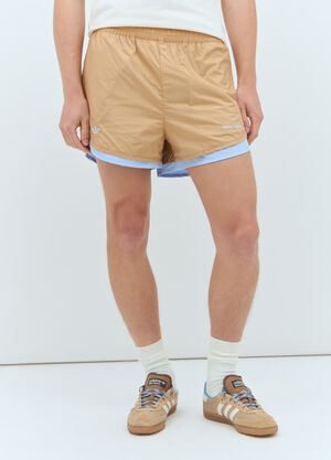 Gucci Nylon Double-Layered Shorts Beige guc0157003