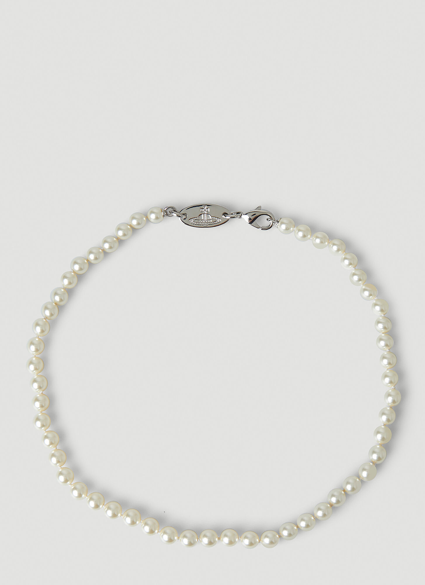 Vivienne Westwood Stuart Pearl Necklace In White