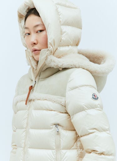 Moncler Beauvais Short Down Jacket Cream mon0258002