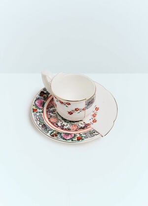 Seletti Hybrid Tamara Coffee Cup With Saucer Multicolour wps0691133