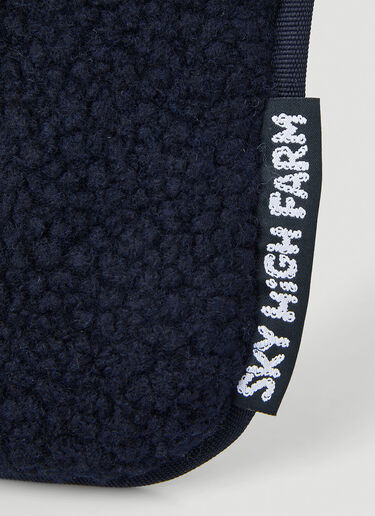 Sky High Farm Workwear キルティングフリースクロスボディバッグ ダークブルー skh0350009