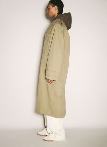 Entire Studios Canvas Trench Coat Khaki ent0157017