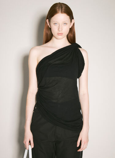 Rick Owens Twisted Top Black ric0257010