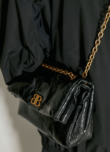 Balenciaga Monaco Small Chain Shoulder Bag Black bal0254062